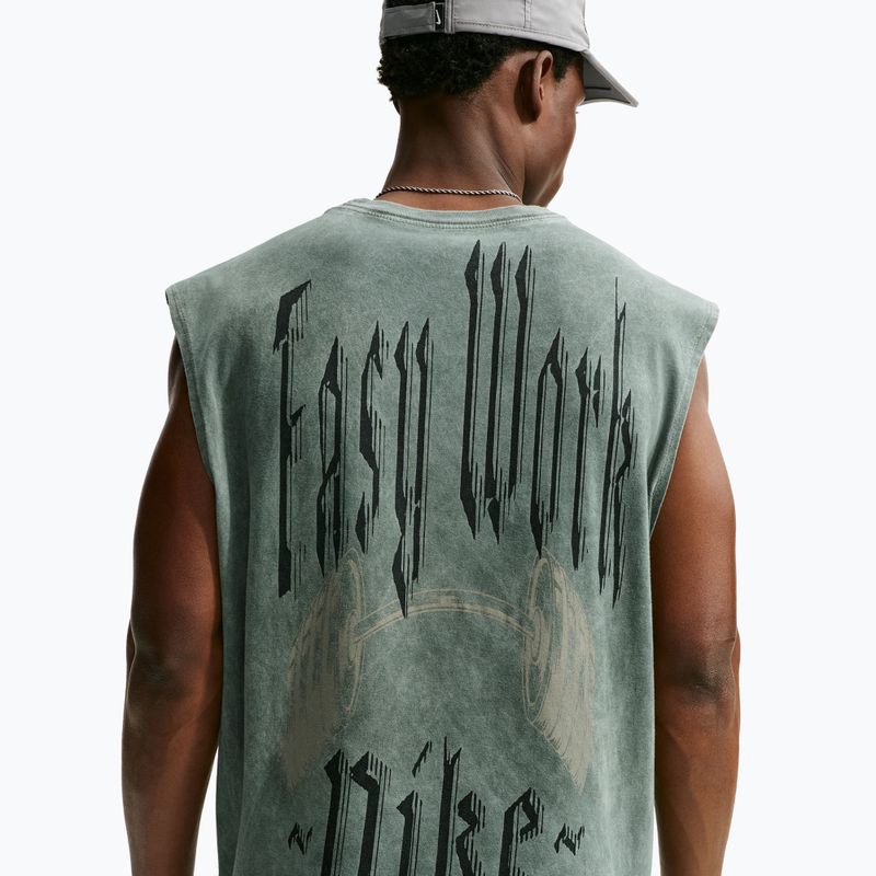 Férfi edző póló Nike Sleeveless T-Shirt camo green/light army 4