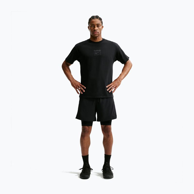Férfi edző póló Nike N.A.C. black/black 7