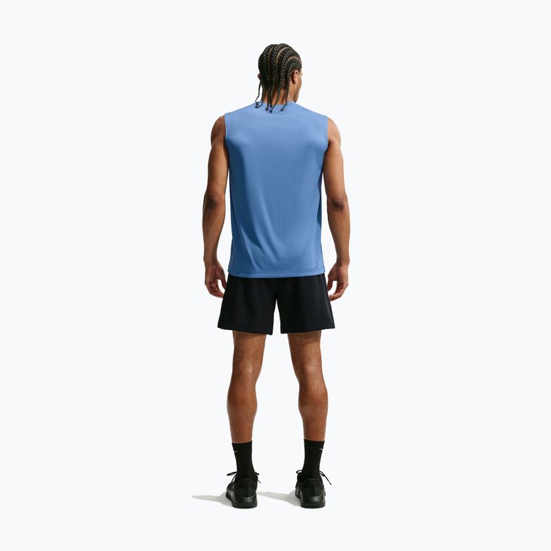 Férfi edző póló Nike Dri-FIT Sleeveless Training Top indigo storm/white 2