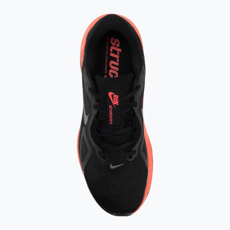 Férfi futócipők Nike Structure 26 black/bright crimson/metallic dark grey 5