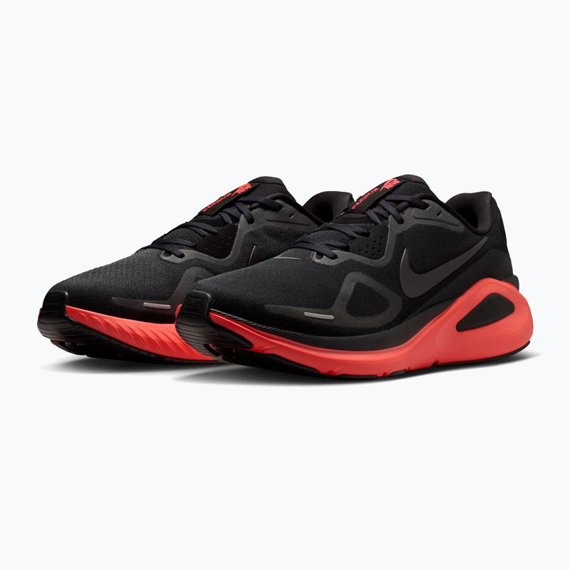Férfi futócipők Nike Structure 26 black/bright crimson/metallic dark grey 3