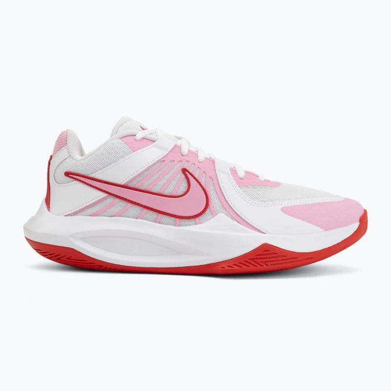 Röplabda cipő Nike Zoom Hyperspeed Court 2 white/pink rise/university red 2
