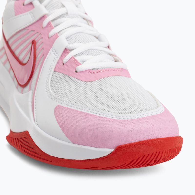 Röplabda cipő Nike Zoom Hyperspeed Court 2 white/pink rise/university red 7
