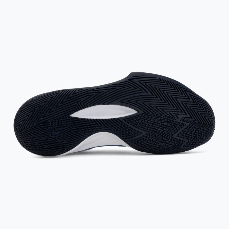 Röplabda cipő Nike Zoom Hyperspeed Court 2 white/valor blue/midnight navy 4