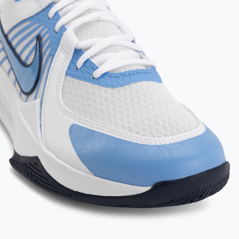 Röplabda cipő Nike Zoom Hyperspeed Court 2 white/valor blue/midnight navy 7