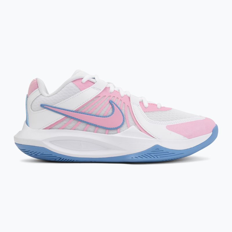 Röplabda cipő Nike Zoom Hyperspeed Court 2 white/pink rise/valor blue 2