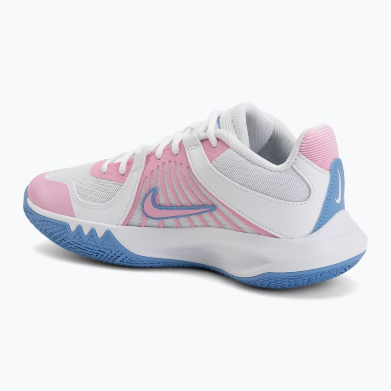 Röplabda cipő Nike Zoom Hyperspeed Court 2 white/pink rise/valor blue 3