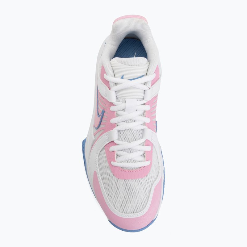 Röplabda cipő Nike Zoom Hyperspeed Court 2 white/pink rise/valor blue 5
