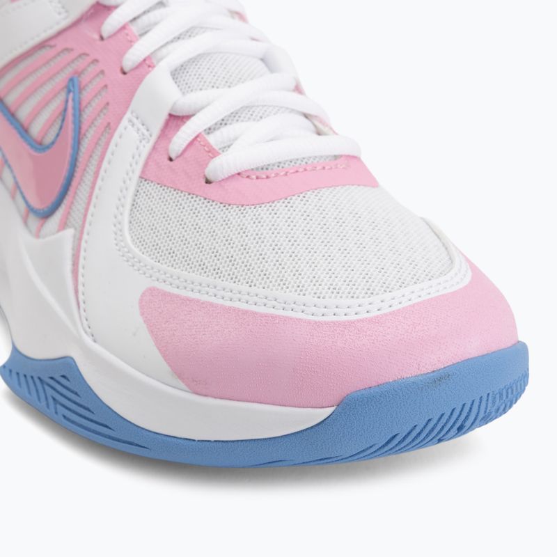 Röplabda cipő Nike Zoom Hyperspeed Court 2 white/pink rise/valor blue 7