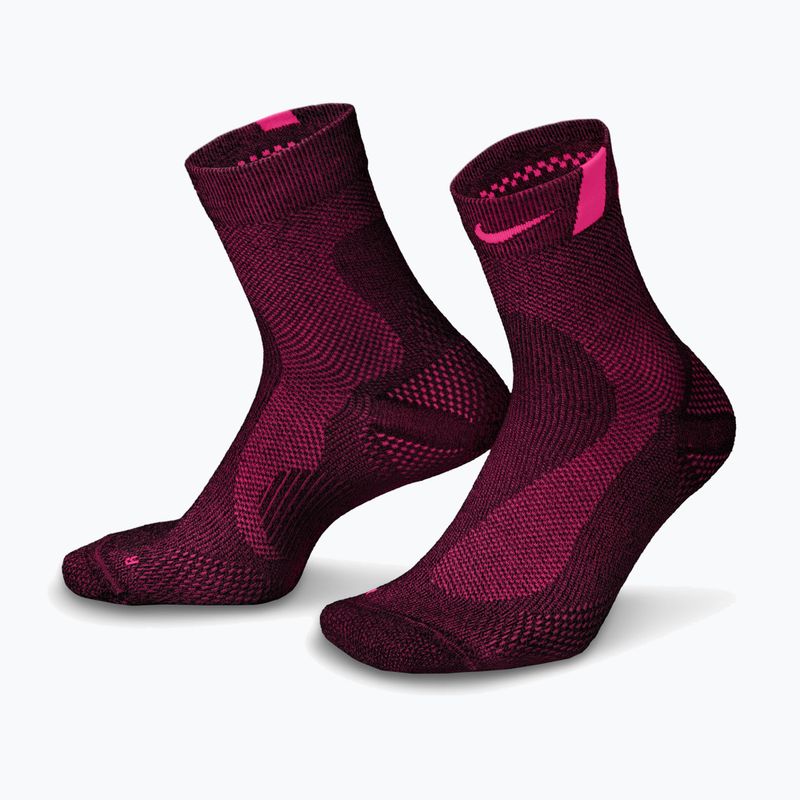 Zokni Nike Run Lightweight Micro Crew Black/Hyper Pink/Hyper Pink