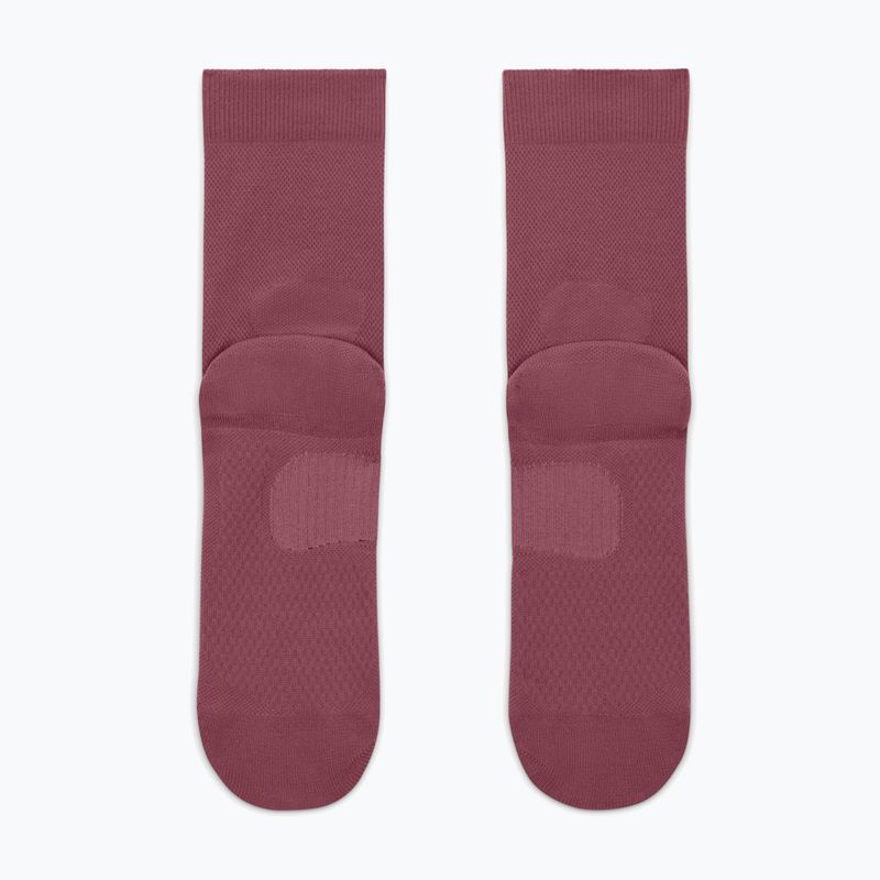 Zokni Nike Run Midweight Crew pink smoke/pink rise/white 3