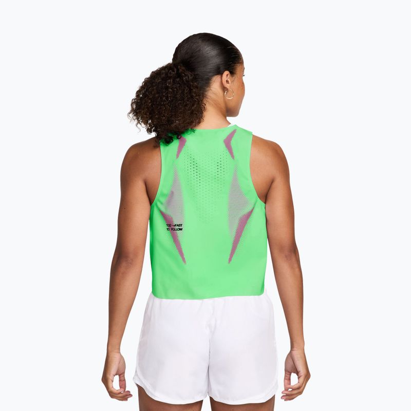 Férfi futó póló Nike AeroSwift illusion green/black/black 2