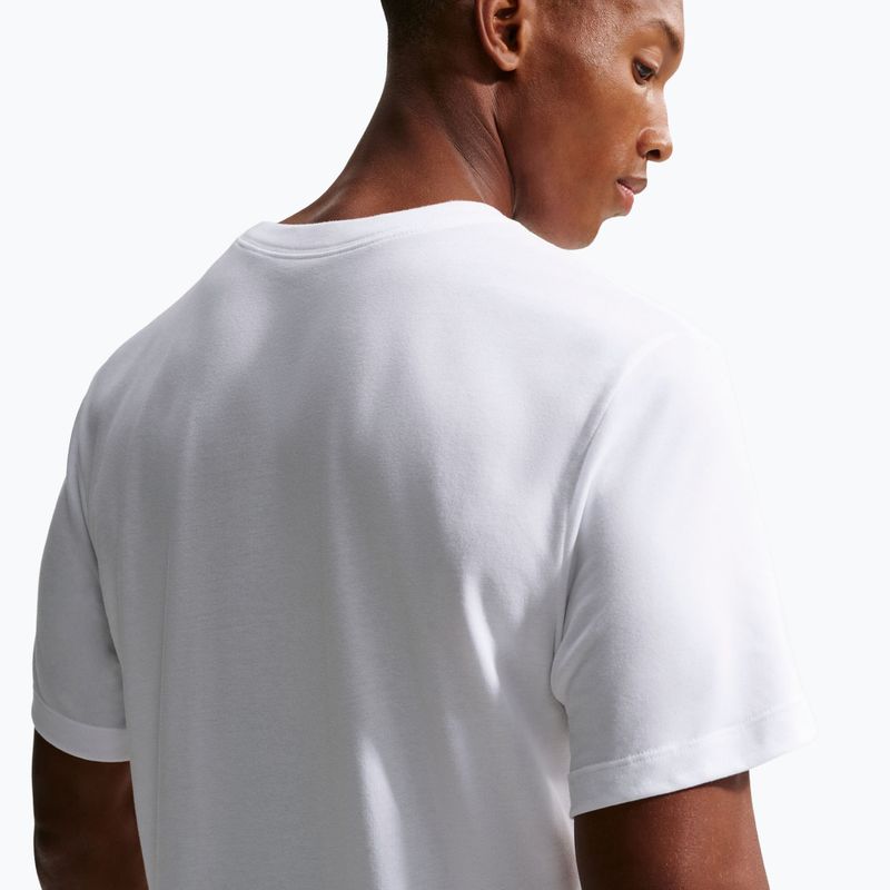 Férfi futó póló Nike Dri-Fit Running T-Shirt white/green spark 5
