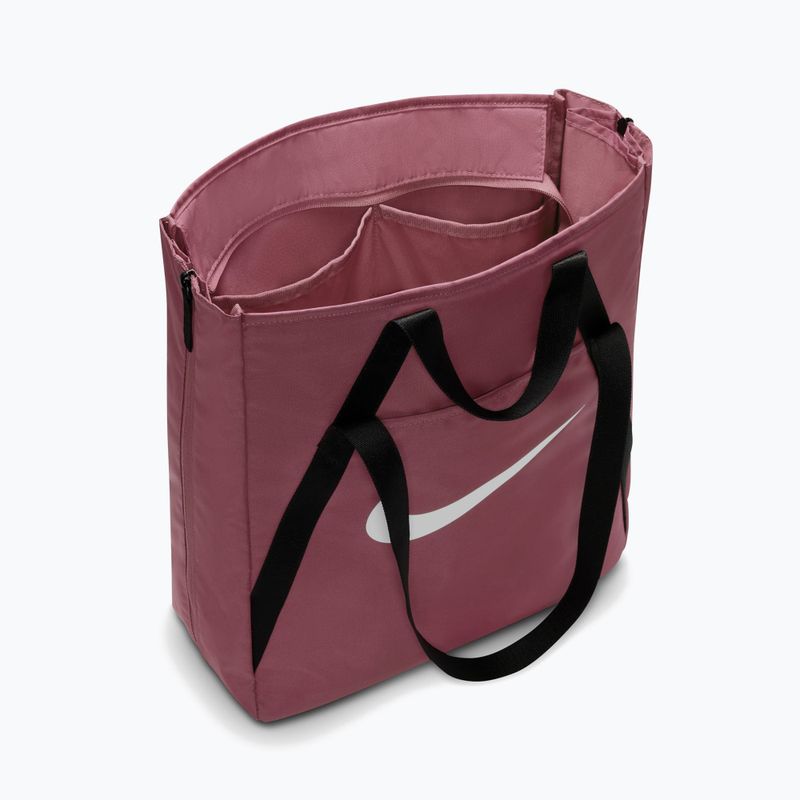 Női táska Nike Gym Tote 28 l pink smoke/black/white 5