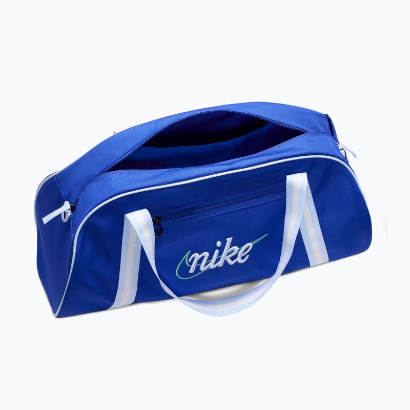 Női edzőtáska Nike Gym Club Retro 24 l old royal/hydrogen blue/hydrogen blue 4