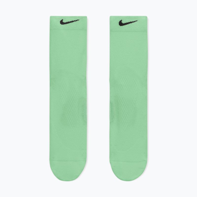 Zokni Nike Run Midweight Micro Crew cucumber calm/black/black 2