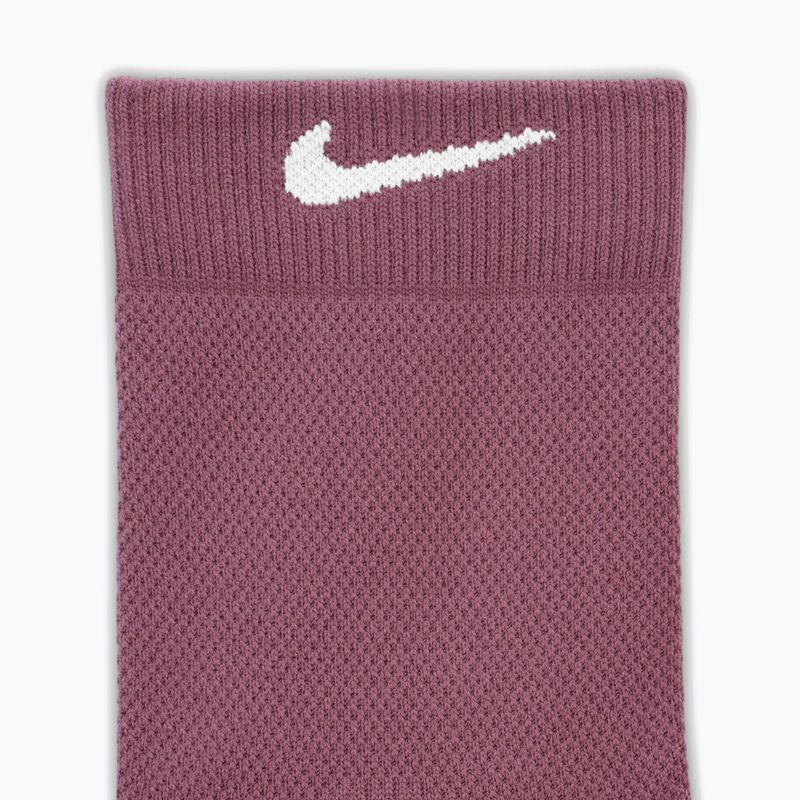 Zokni Nike Run Midweight Micro Crew pink smoke/pink rise/white 4
