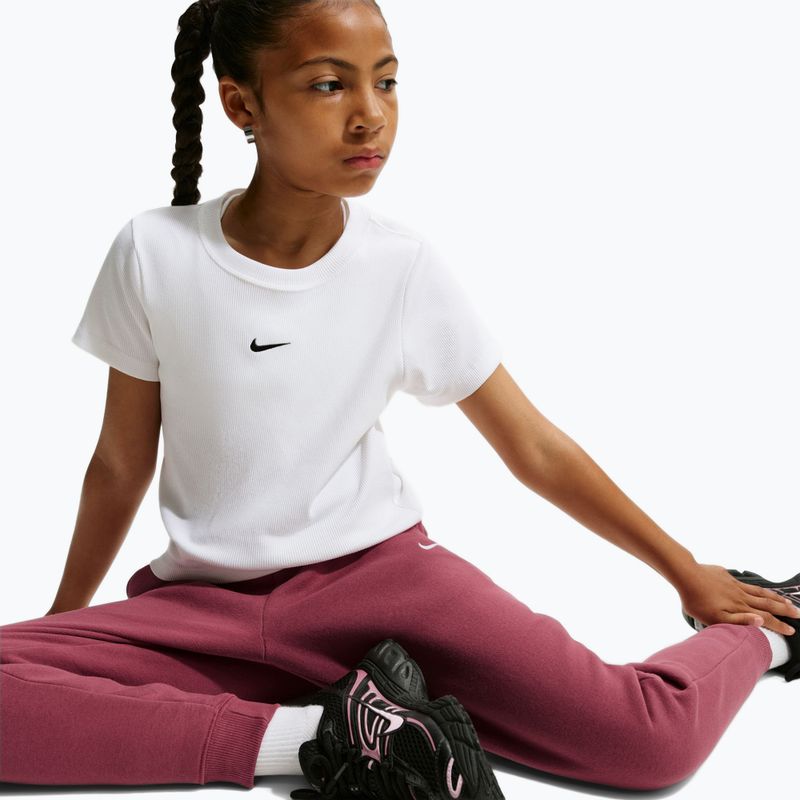 Gyerek nadrág Nike Sportswear Studio pink smoke/white 7