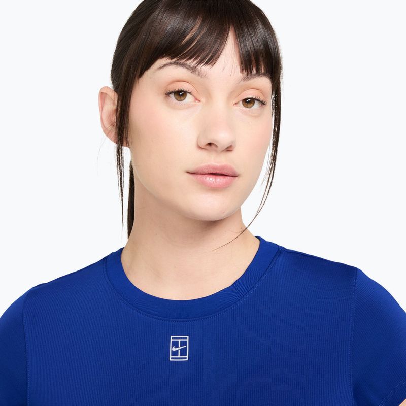 Női teniszpóló Nike Court Dri-Fit Advantage old royal/white 3