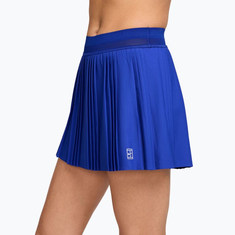 Teniszszoknya Nike Court Dri-Fit Advantage Pleated old royal/white 3