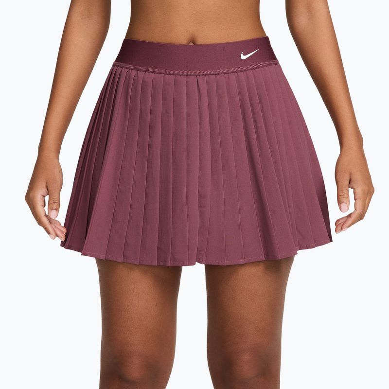 Szoknya Nike Victory Dri-Fit High-Waisted Pleated pink smoke/white