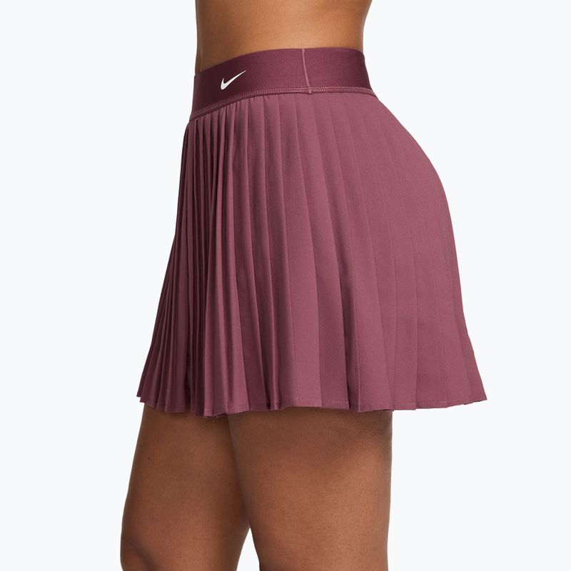 Szoknya Nike Victory Dri-Fit High-Waisted Pleated pink smoke/white 3
