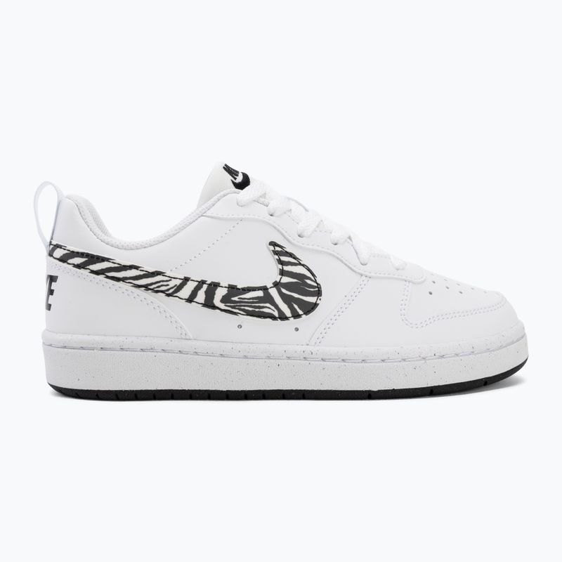 Nike Court Borough Low fehér/fekete cipő 2