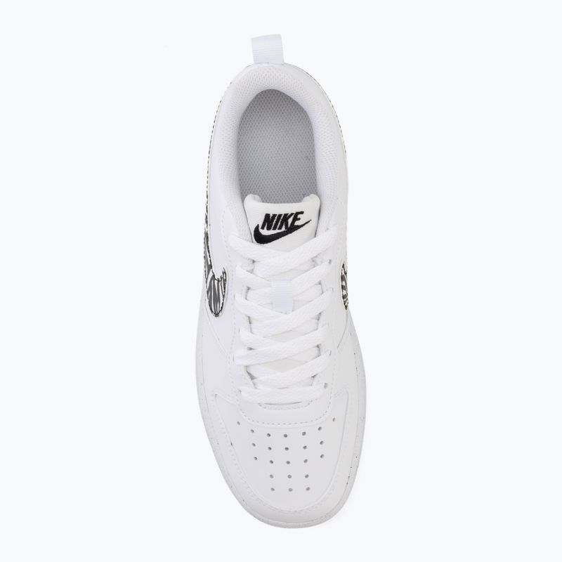 Nike Court Borough Low fehér/fekete cipő 5