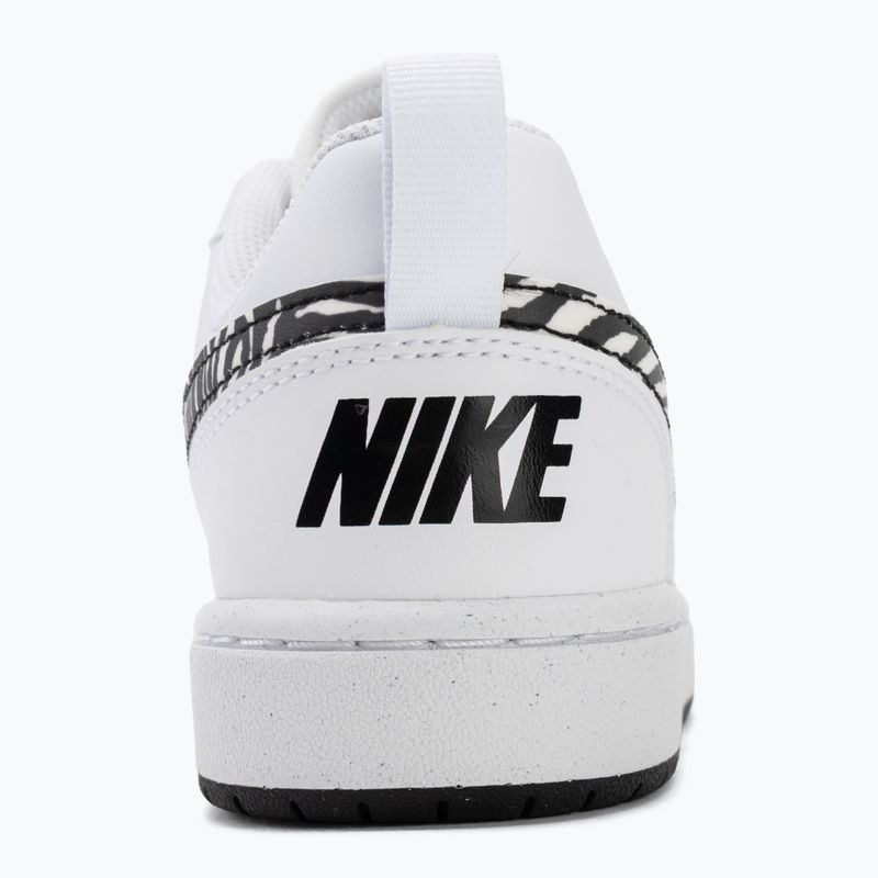 Nike Court Borough Low fehér/fekete cipő 6