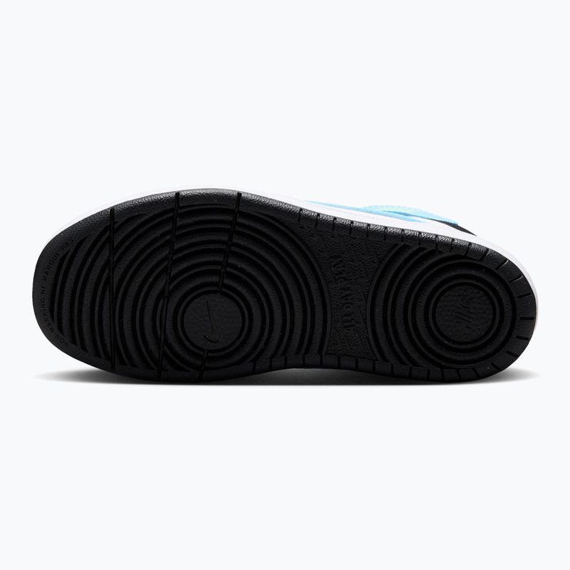 Gyermekcipő Nike Court Borough Mid 2 white/black/arctic green/football blue 3
