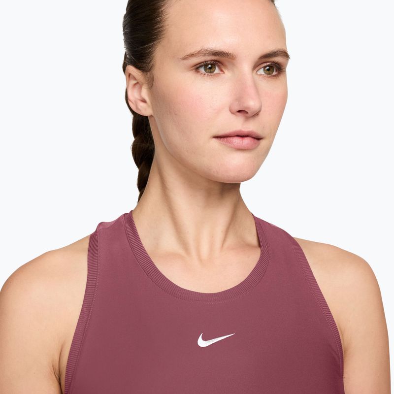 Női teniszpóló Nike Victory Pink Smoke/White 3