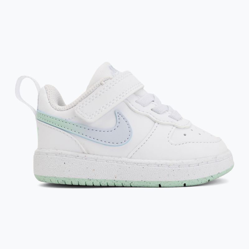 Gyermekcipő Nike Court Borough Low white/football grey/arctic green 7