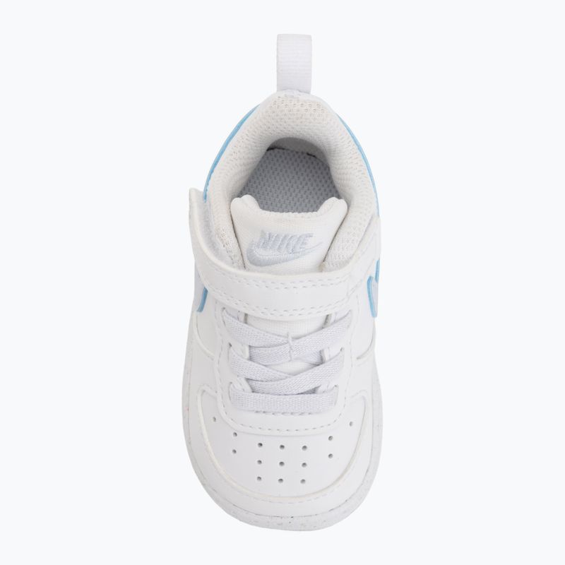 Gyermekcipő Nike Court Borough Low white/football grey/arctic green 10