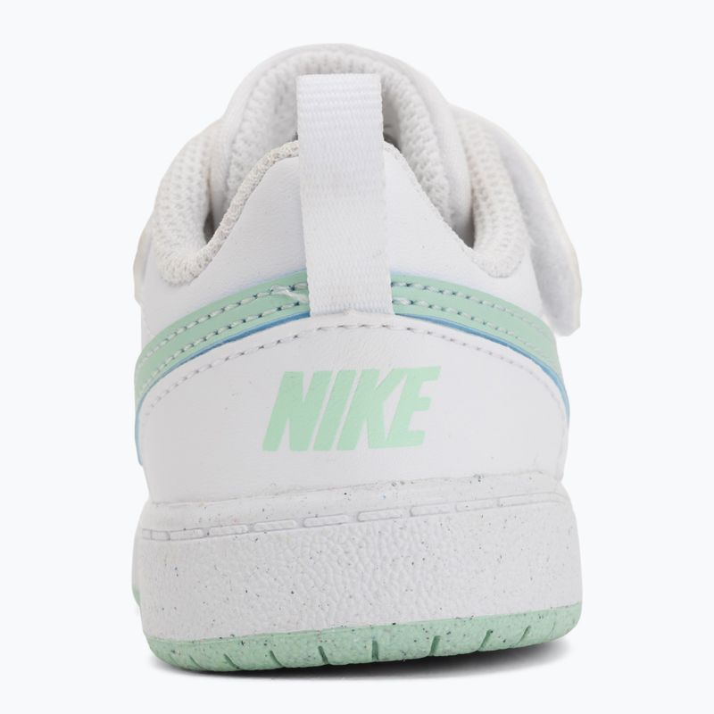 Gyermekcipő Nike Court Borough Low white/football grey/arctic green 11