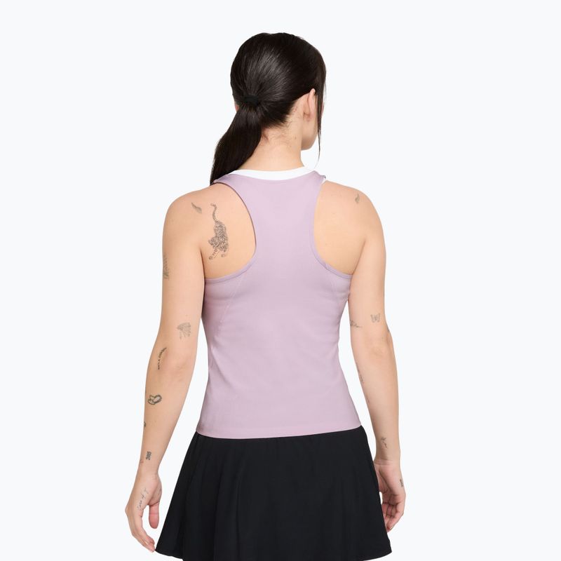Női póló Nike Court Dri-Fit Advantage bleached lilac/white 2