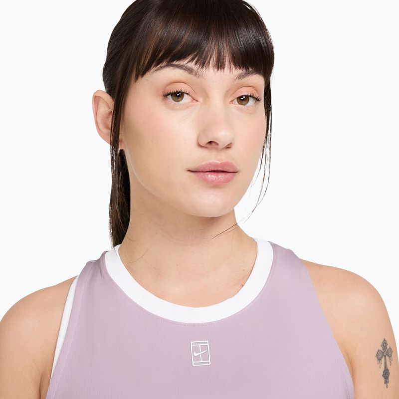 Női póló Nike Court Dri-Fit Advantage bleached lilac/white 3