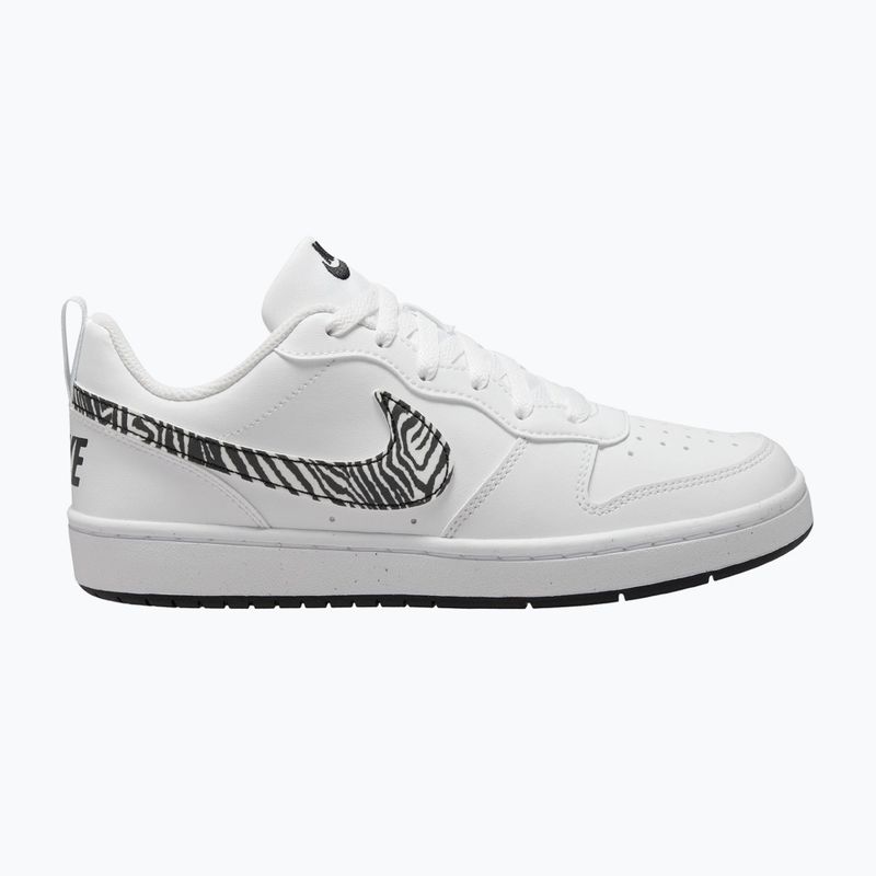 Nike Court Borough Low fehér/fekete cipő 8