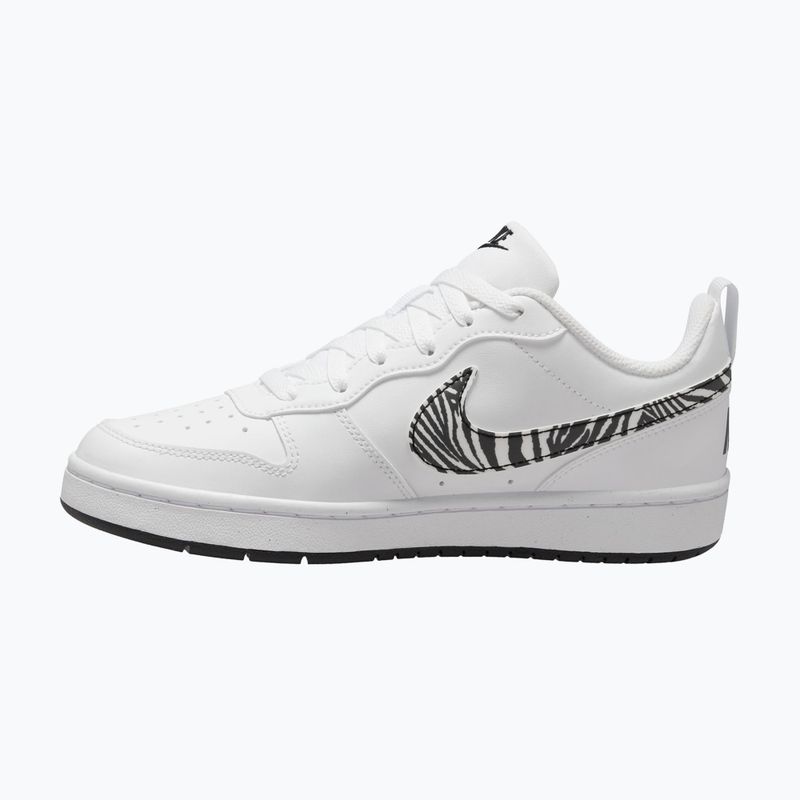 Nike Court Borough Low fehér/fekete cipő 9