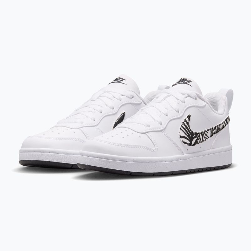 Nike Court Borough Low fehér/fekete cipő 11