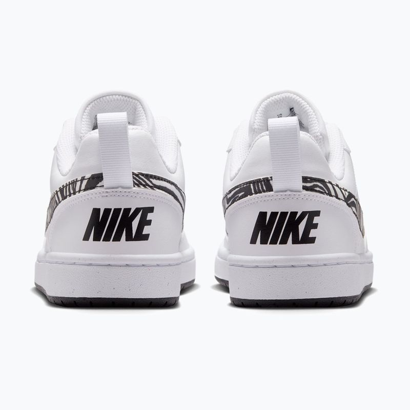 Nike Court Borough Low fehér/fekete cipő 12