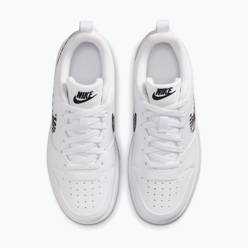 Nike Court Borough Low fehér/fekete cipő 13