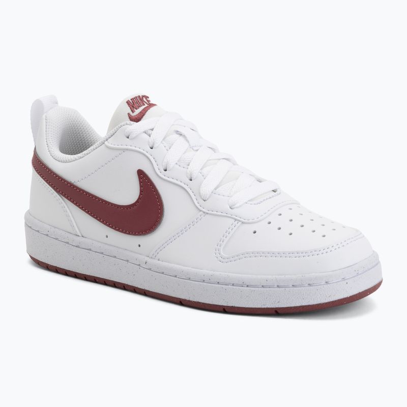 Gyermekcipő Nike Court Borough Low Recraft white/pink smoke