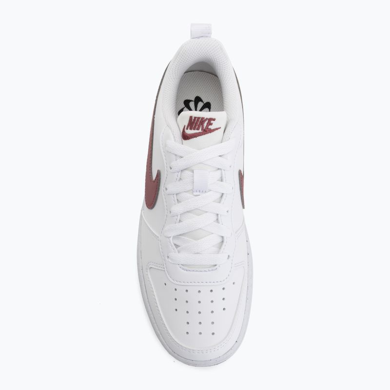 Gyermekcipő Nike Court Borough Low Recraft white/pink smoke 5