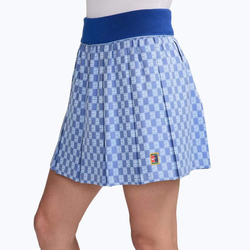Teniszszoknya Nike Court Collection High-Waisted aluminum 3