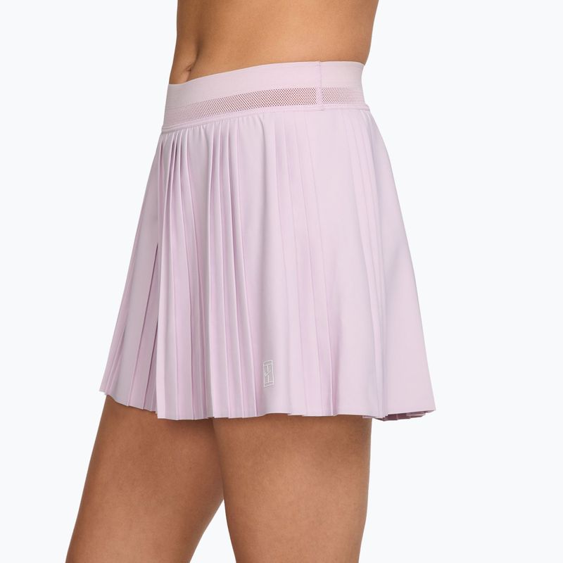 Teniszszoknya Nike Court Dri-Fit Advantage Pleated bleached lilac/white 3
