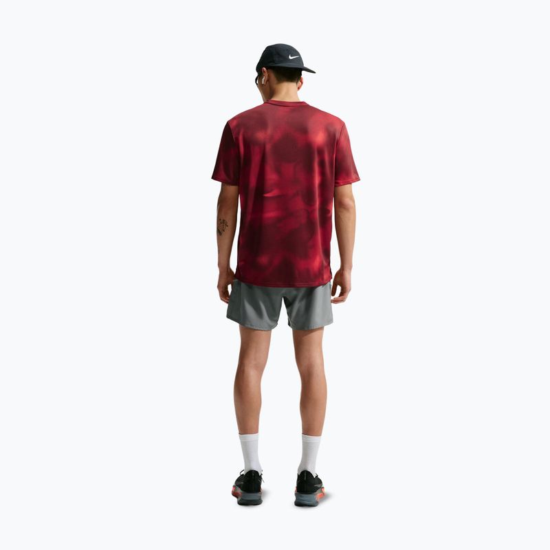 Férfi futó póló Nike Miler light crimson 3