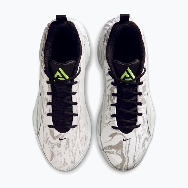 Férfi kosárlabda cipő Nike Giannis Immortality 5 white/off white/metallic silver 4