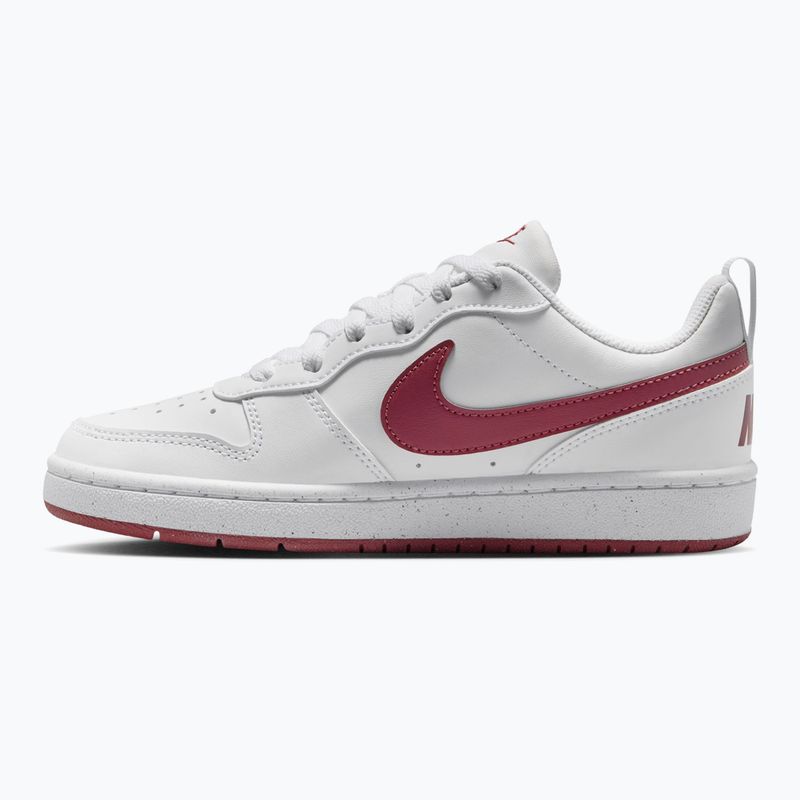 Gyermekcipő Nike Court Borough Low Recraft white/pink smoke 2