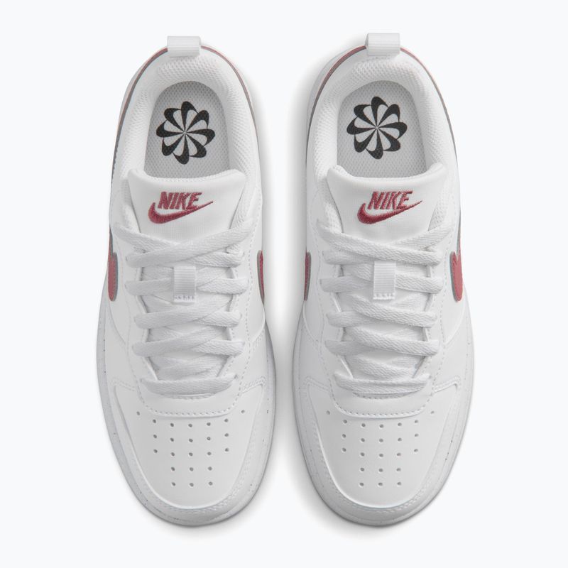 Gyermekcipő Nike Court Borough Low Recraft white/pink smoke 4
