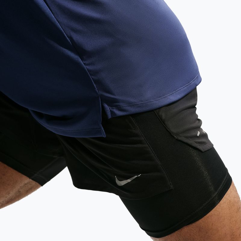 Férfi futó hosszú ujjú póló Nike Stride Dri-Fit ADV Midnight Navy 7